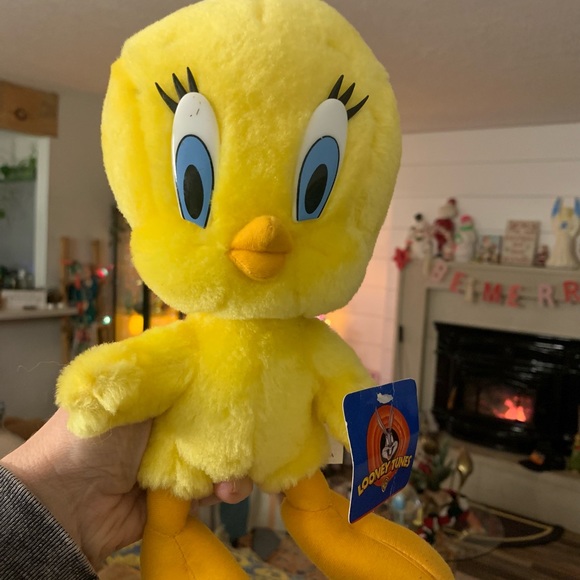 Warner Bros. Toys Vintage Looney Tunes Tweety Bird Plush With Tag